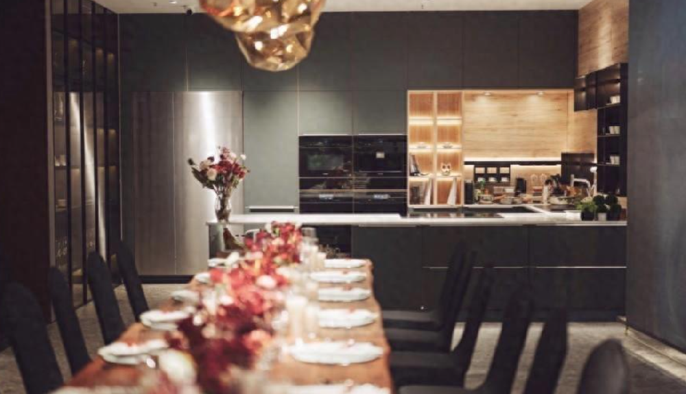 German kitchen brings a beautiful cooking experience with technology and ingenuity